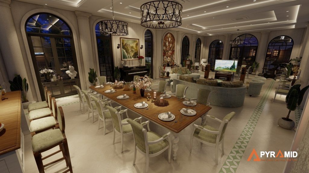 THIẾT KẾ NỘI THẤT VILLA