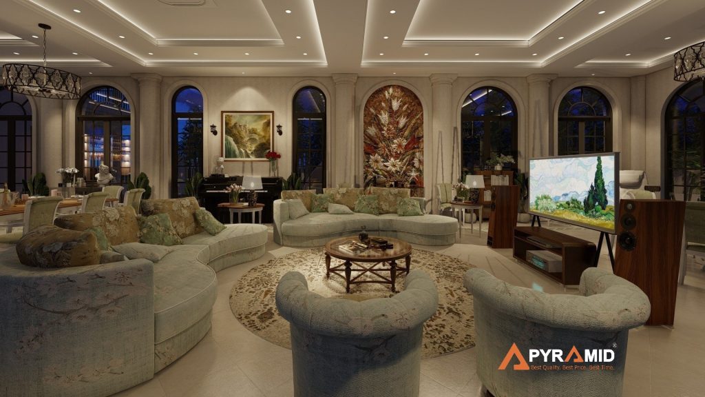 THIẾT KẾ NỘI THẤT VILLA