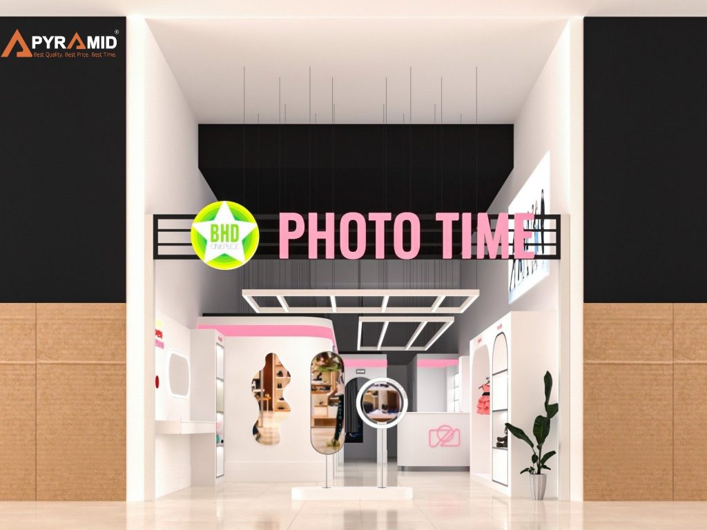 THIẾT KẾ CỬA HÀNG PHOTO TIME
